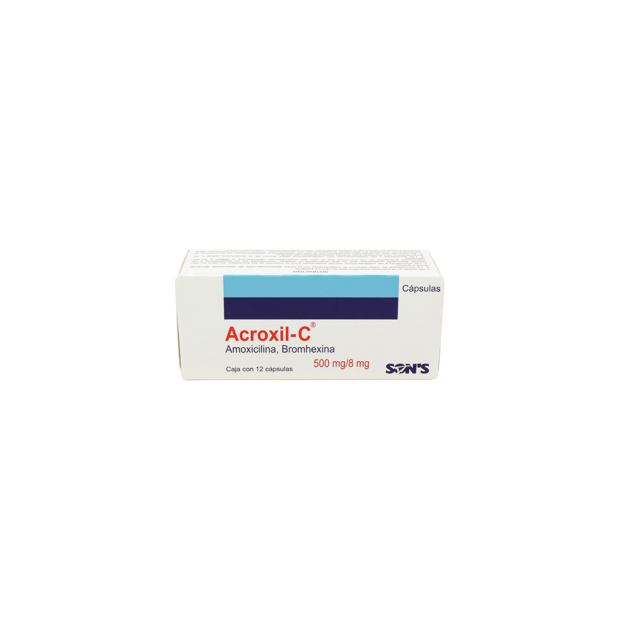 Acroxil-C_Amoxicilina_12Capsulas500mg.8mg1