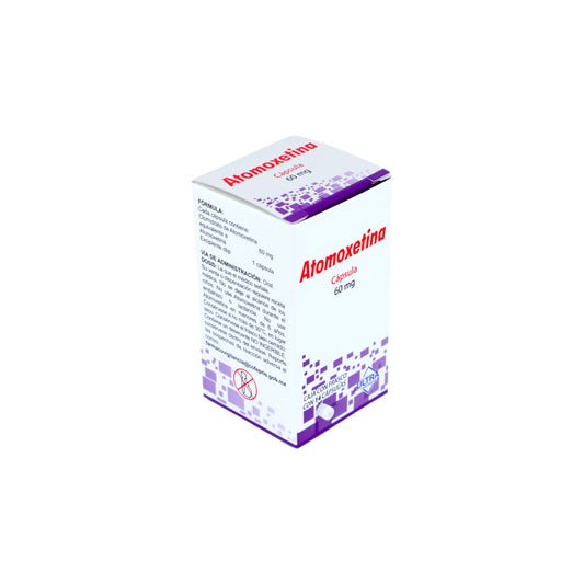 Atomoxetina 60 mg, 14 Cápsulas