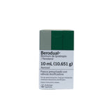 Berodual Bromuro de Ipratropio/Fenoterol 10 mL (10.651 g), Frasco presurizado con válvula dosificadora