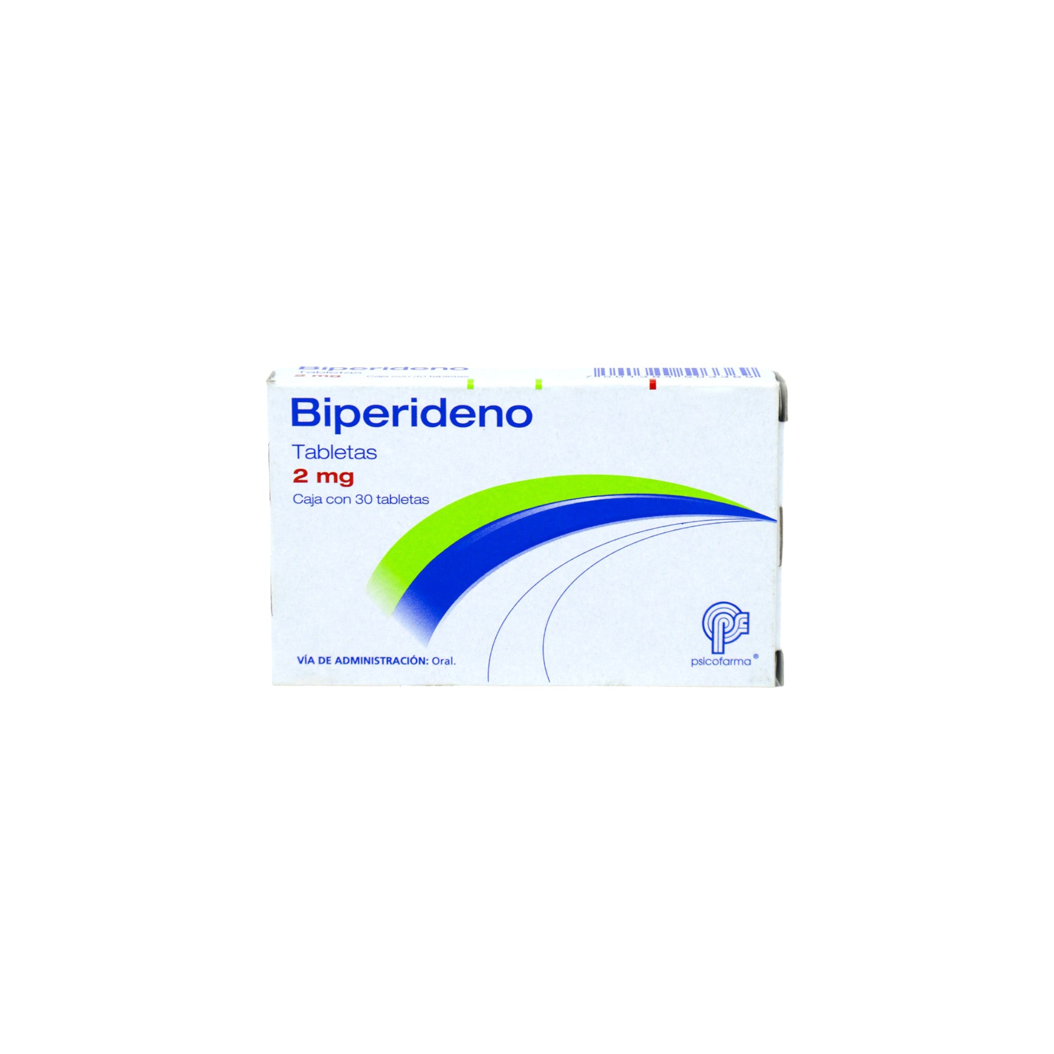 Clorhidrato de Biperideno de 2mg Caja C/30 - Zuca MedLine