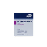 Bonadoxina Meclozina/Piridoxina 25 mg / 50 mg, Caja con 25 tabletas