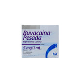 Buvacaína Pesada, Bupivacaína, Glucosa de 5mg/1mL Caja C/5 - Zuca MedLine