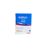 Daflon 1000 Diosmina / Hesperidina 900 mg/100 mg, 30 Sobres