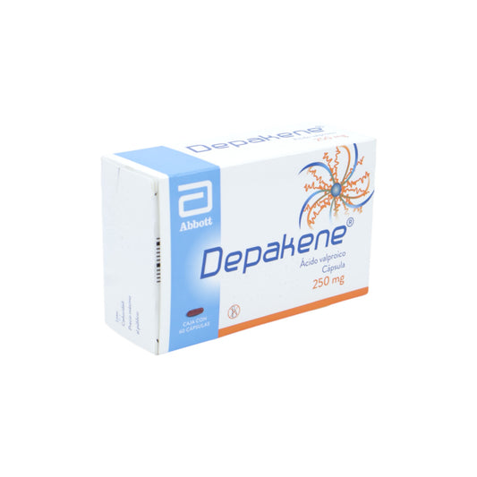 Depakene Ácido valproico 250 mg, 60 cápsulas