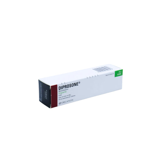 Diprosone Betametasona Ungüento 0.05%, Caja con tubo de 30 g
