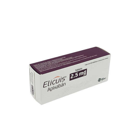 Elicuis 2.5 mg 60 tabletas