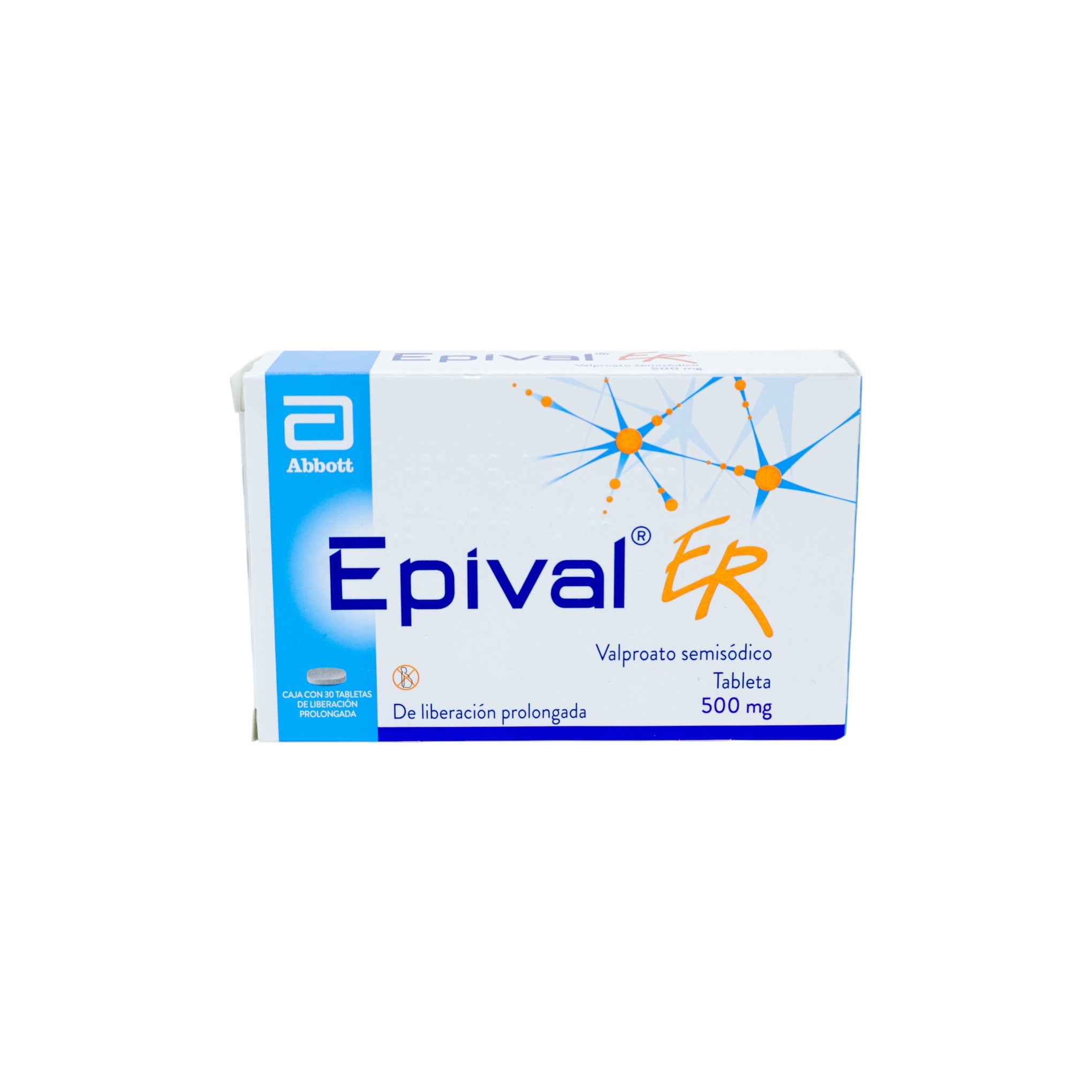 EpivalER_ValproatoSemisodico_30Tabletas500mg1