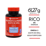 Aceite de Krill 500 mg, 60 Cápsulas