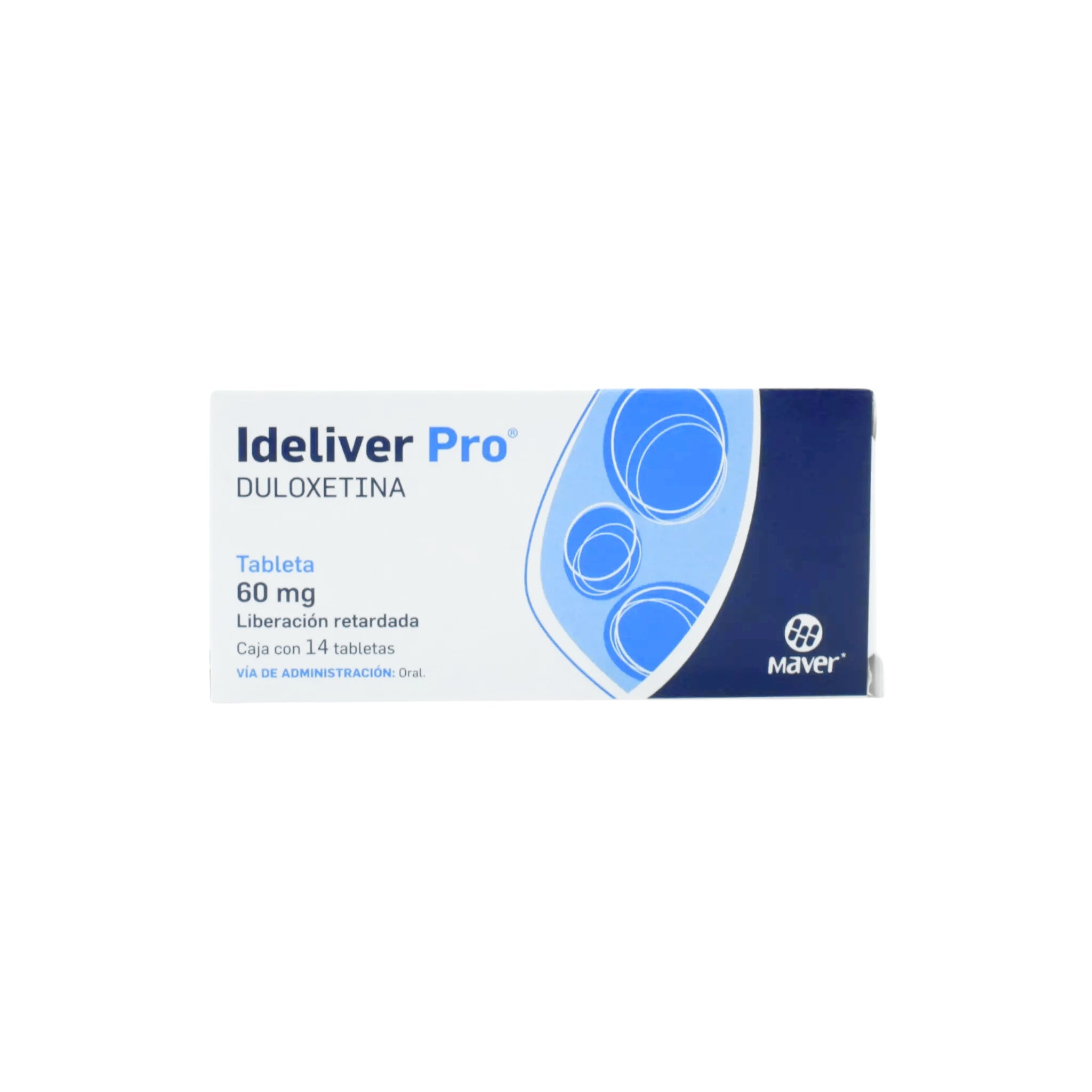 Ideliver Pro Duloxetina de 60 mg Caja C/14 Paquete de 4 - Zuca MedLine