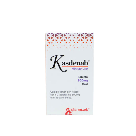Kasdenab Abiraterona 500 mg, 60 Tabletas