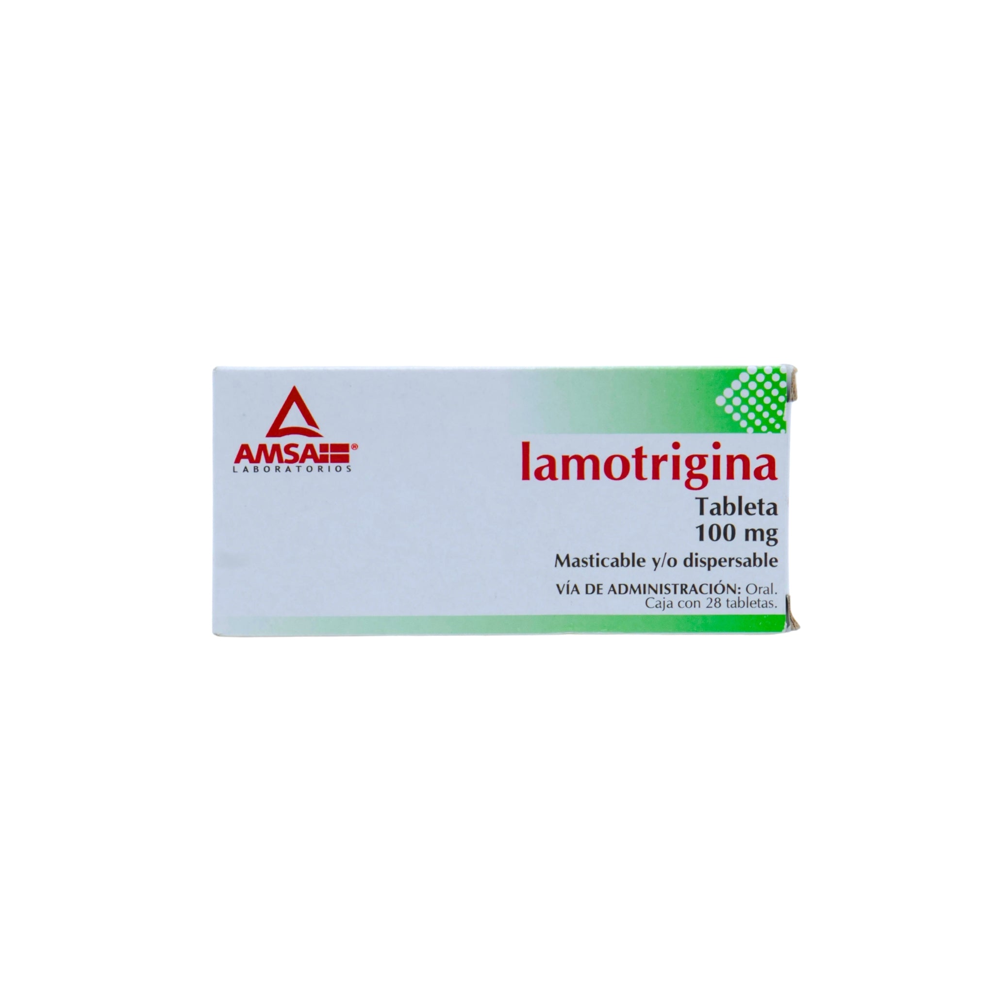 Lamotrigina de 100 mg Caja C/28 - Zuca MedLine