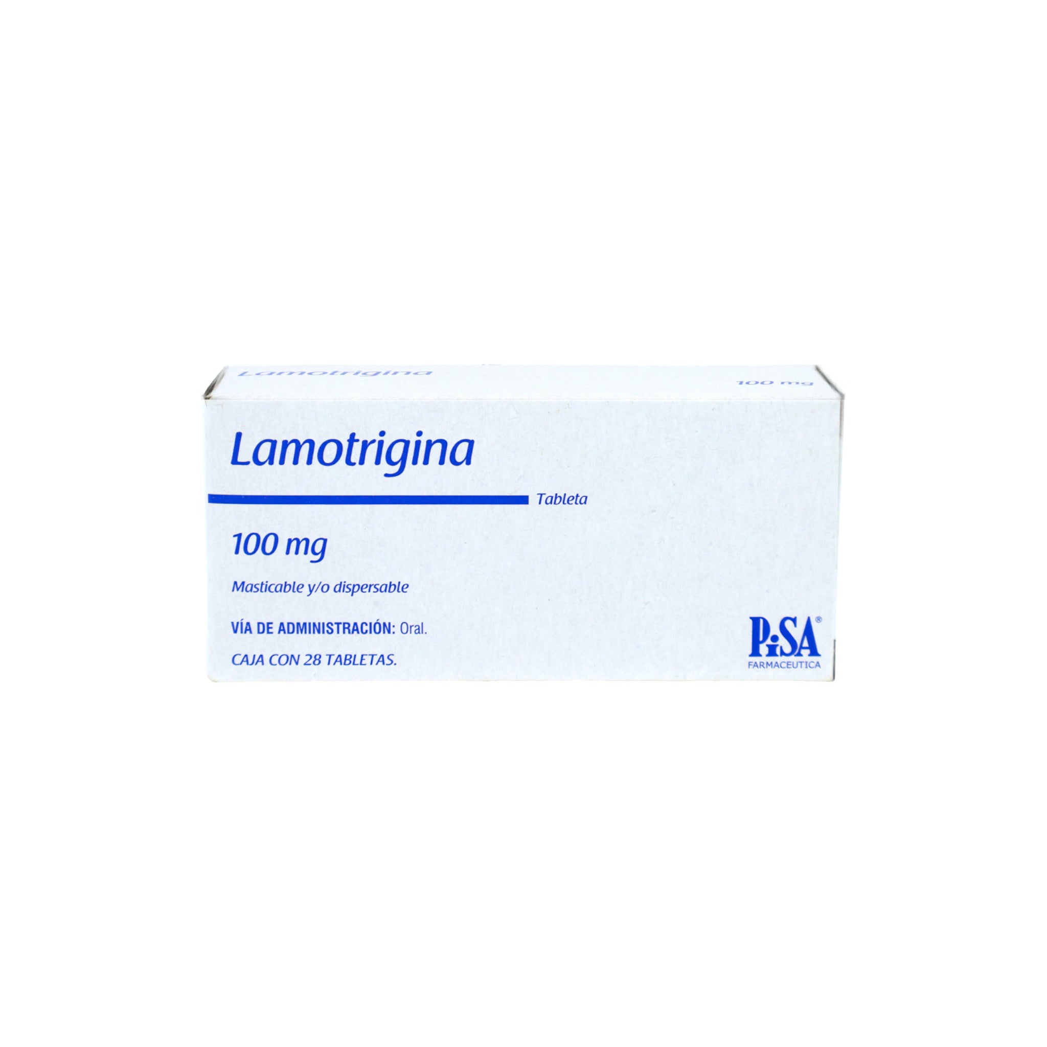 Lamotrigina de 100mg Caja C/28 - Zuca MedLine