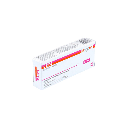 Letz Letrozol 2.5 mg, 30 tabletas