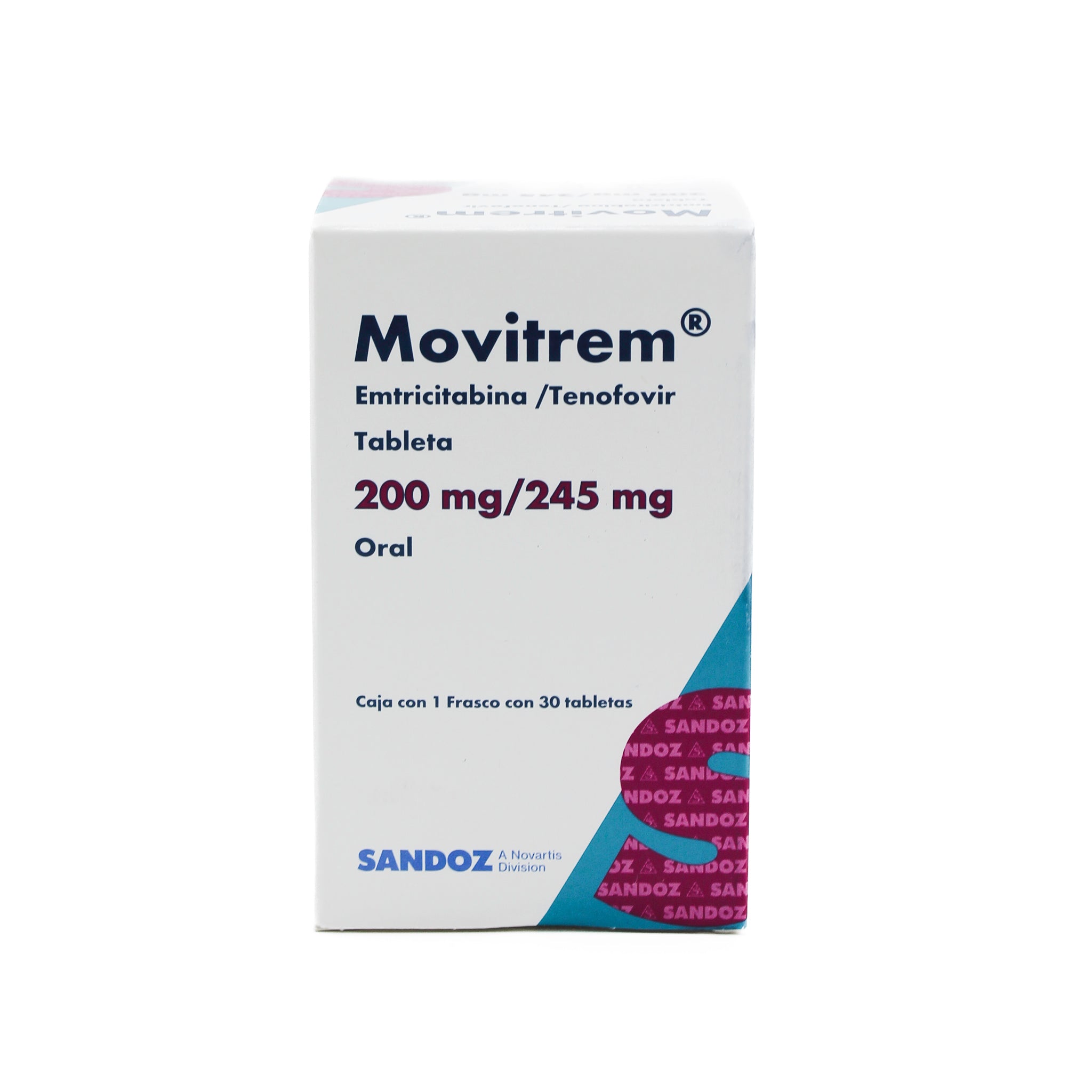 Movitrem 200 mg / 245 mg Caja con 30 Tabletas - Zuca MedLine