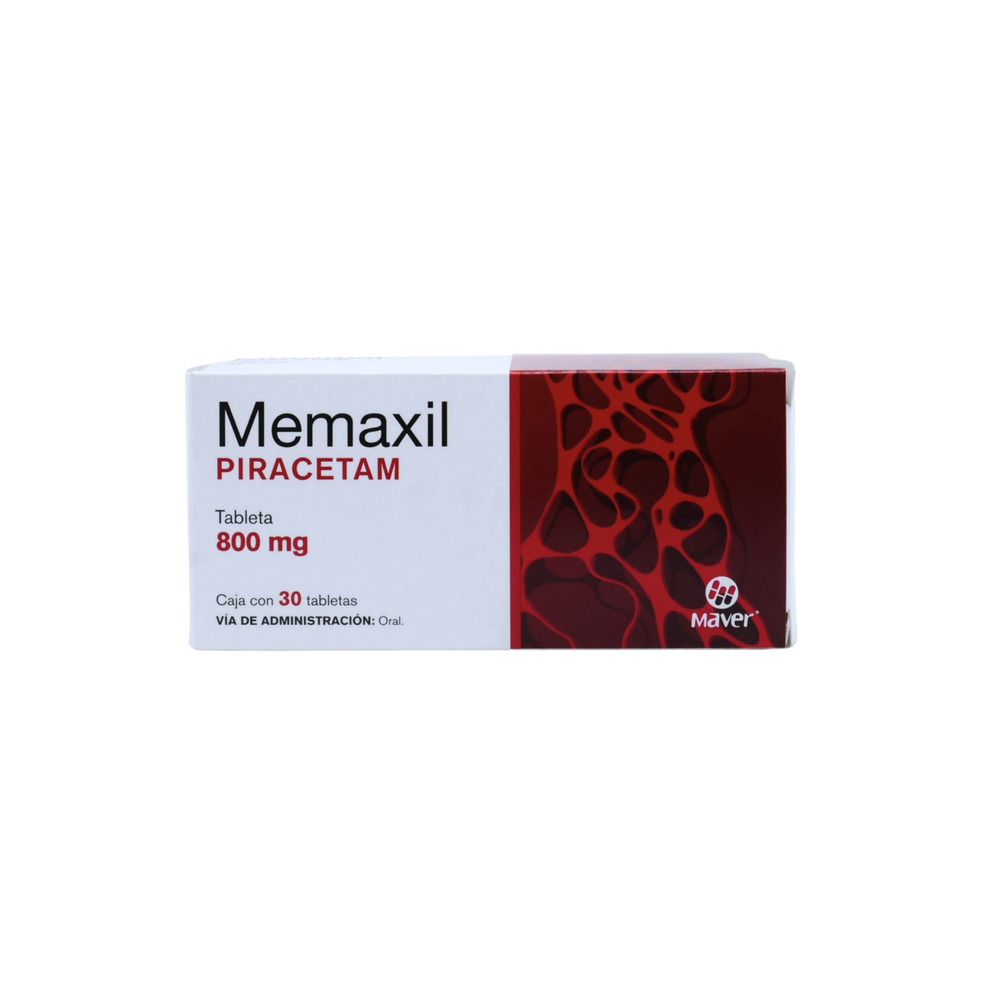 Memaxil Piracetam de 800mg Caja C/30 - Zuca MedLine