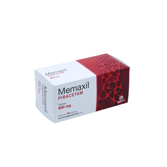 Memaxil Piracetam de 800mg Caja C/30