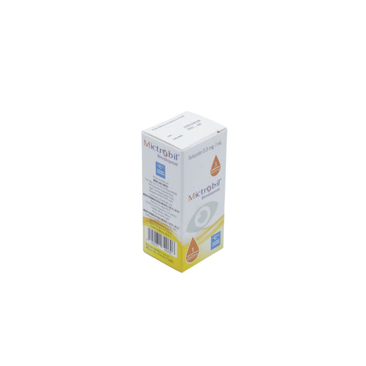 Mictrobil Bimatoprost 0.3 mg/mL, Solución oftálmica
