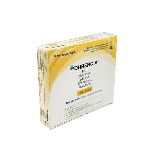 Ohrencia Abatacept 125 mg/mL, Solución