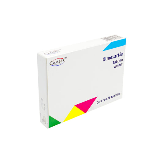 Olmesartán Medoxomilo de 40 mg Caja C/28