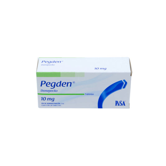 Pegden Donepecilo de 10 mg Caja C/28