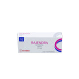 Rajendra Letrozol 2.5 mg, Caja con 30 tabletas
