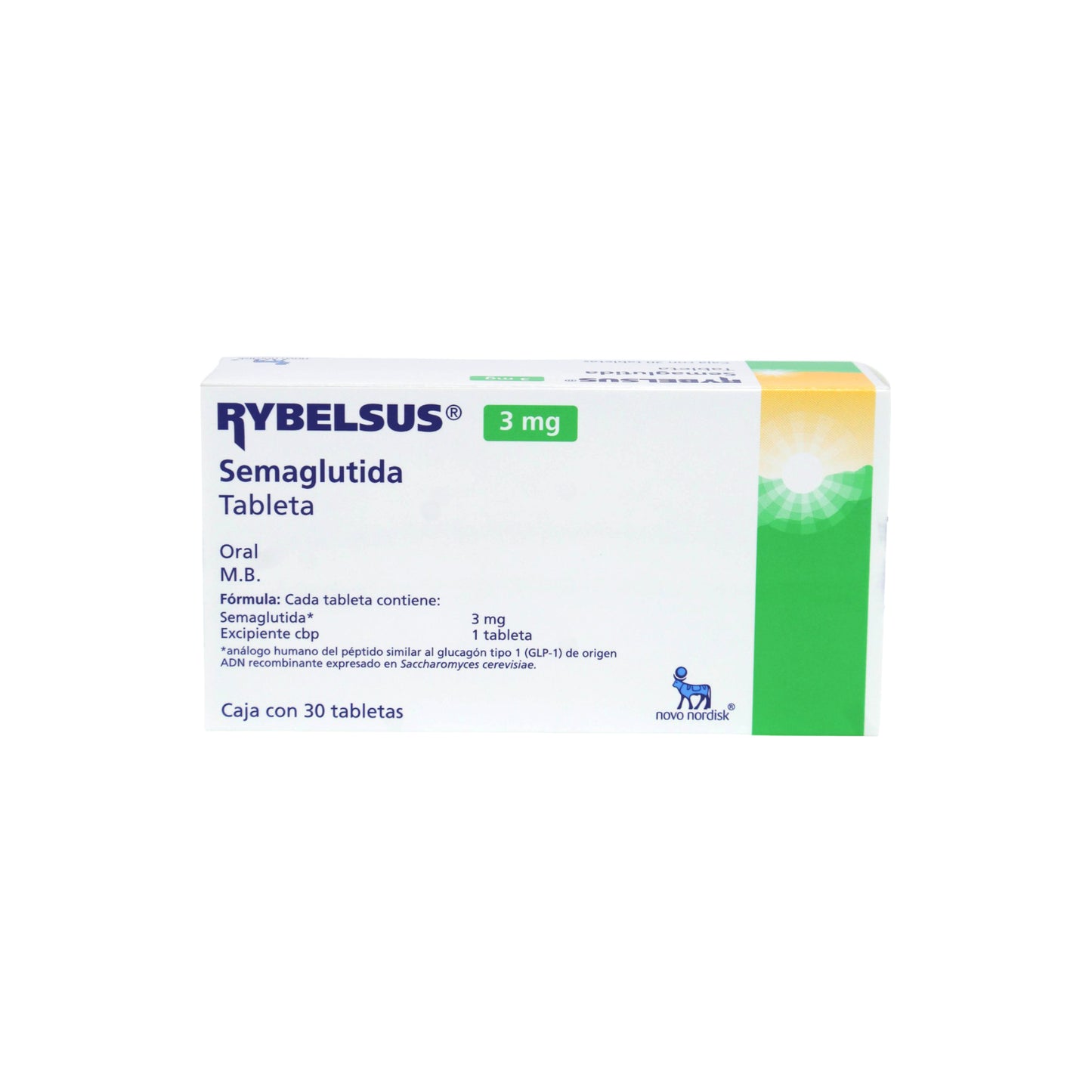 Rybelsus Semaglutida 3 mg, 7 mg y 14 mg, 30 Tabletas