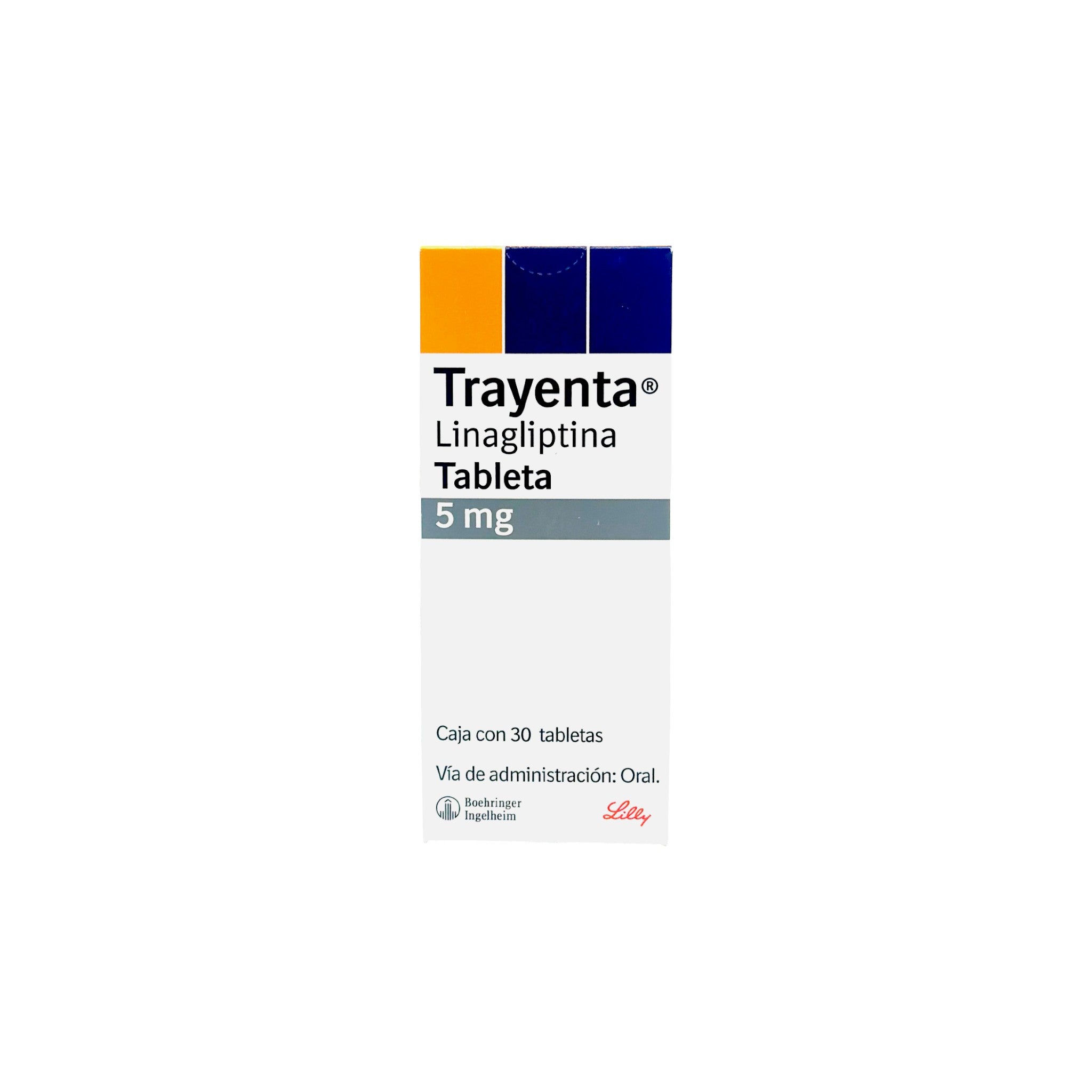 Trayenta 5 mg Caja C/ 30 tabletas - Zuca MedLine