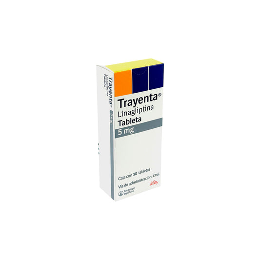 Trayenta 5 mg Caja C/ 30 tabletas