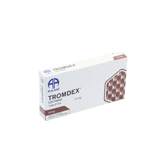 Tromdex Ezetimiba 10 mg, 30 Tabletas