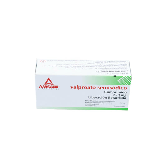 Valproato Semisódico de 250 mg Caja C/30