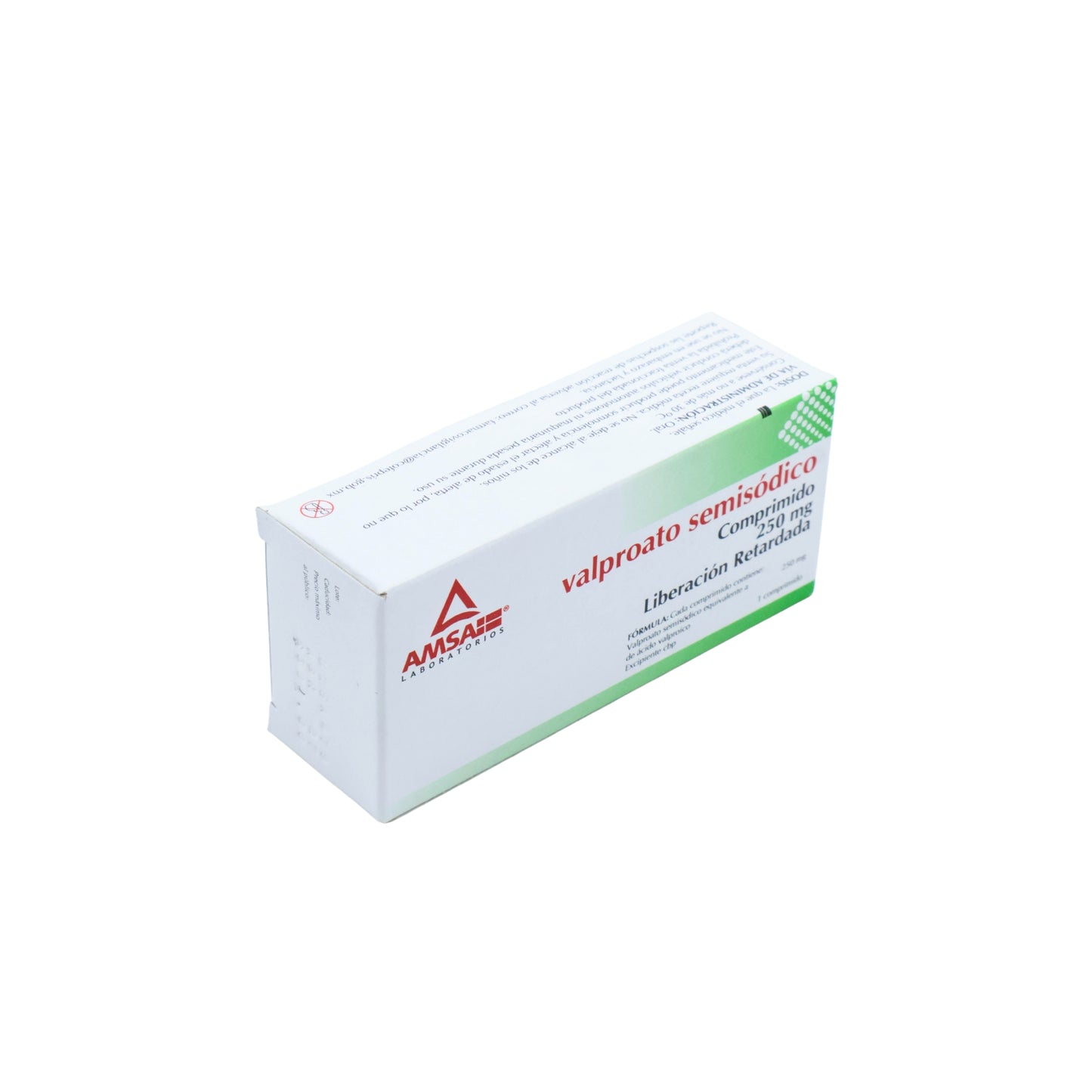 Valproato Semisódico de 250 mg Caja C/30