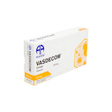 Vasdecom Orlistat 120 mg, Caja con envase burbuja con 21 cápsulas