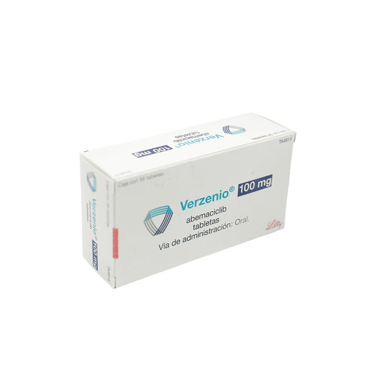 Verzenio ABEMACICLIB 100 mg Caja con 56 Tabletas