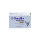 Xarelto Rivaroxabán 20 mg, Caja con 28 comprimidos