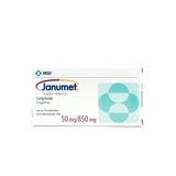 Janumet 50mg / 850 mg Caja C/ 56 comprimidos Sitagliptina - Zuca MedLine