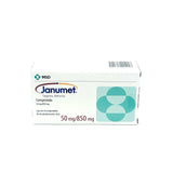 Janumet 50mg / 850 mg Caja C/ 56 comprimidos Sitagliptina - Zuca MedLine