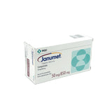 Janumet 50mg / 850 mg Caja C/ 56 comprimidos Sitagliptina - Zuca MedLine