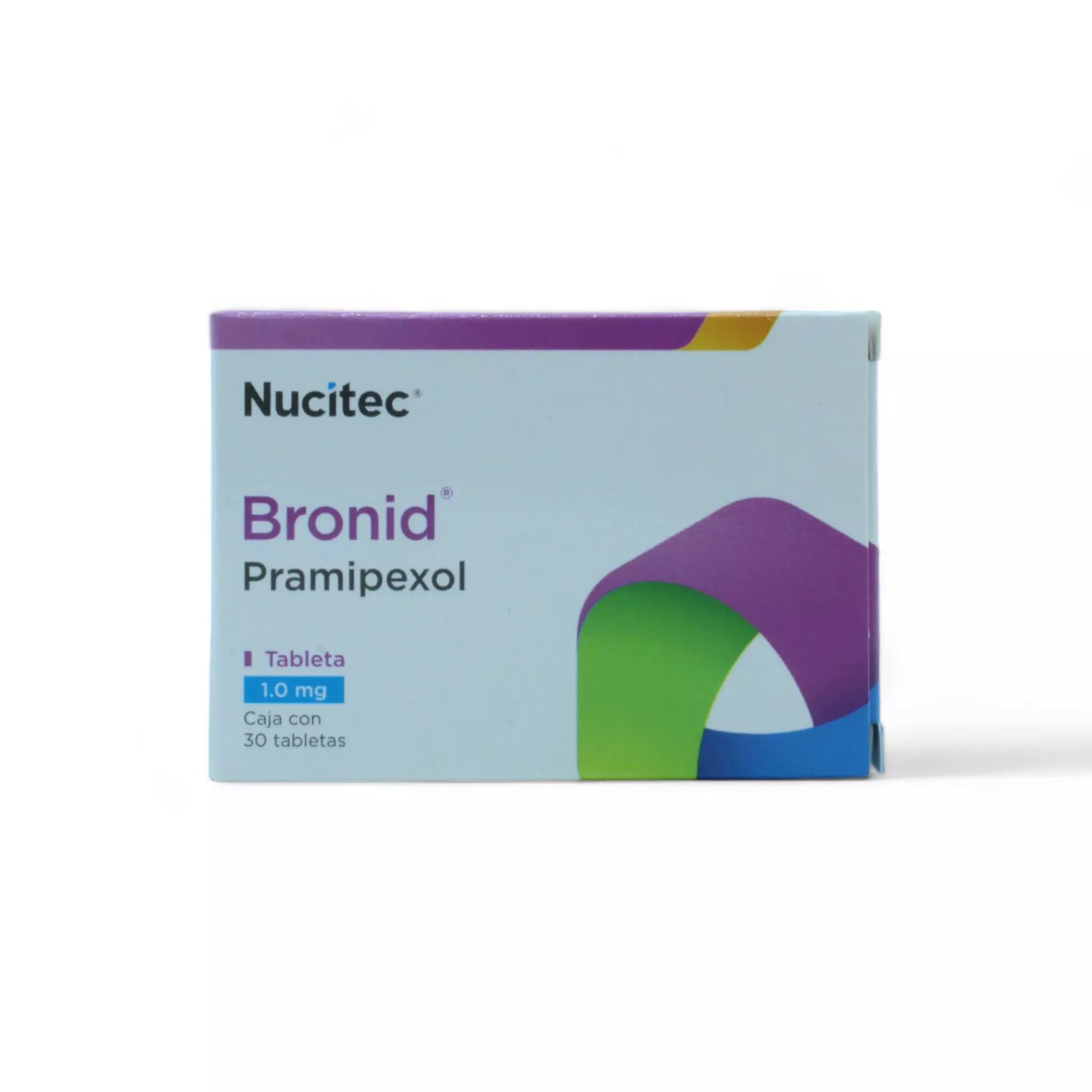Bronid 1 mg Caja C/ 30 tabletas Pramipexol