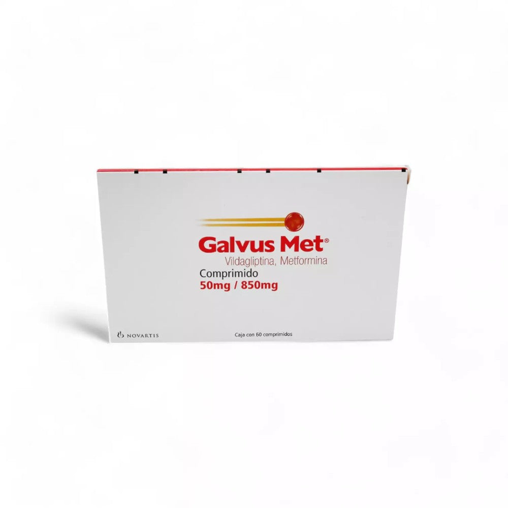 Galvus Met Vildagliptina Metformina 50mg, 850 mg de Caja C/60 - Zuca MedLine