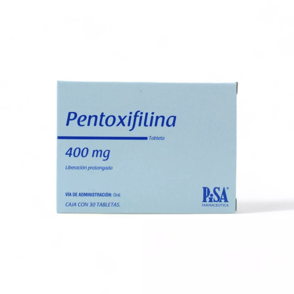 Pentoxifilina de 400 mg Caja C/30 - Zuca MedLine