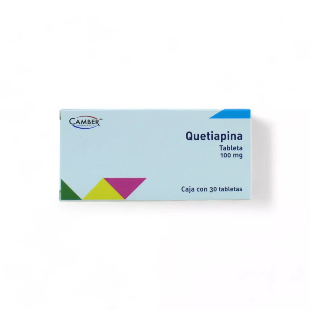 Quetiapina de 100mg Caja C/30 - Zuca MedLine