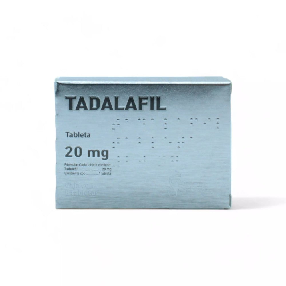 Tadalafil de 20mg Caja C/8 - Zuca MedLine
