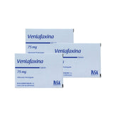 Venlafaxina de 75 mg Caja C/10 Paquete de 3