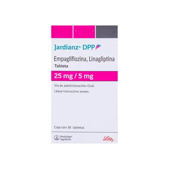 compare product Jardianz DPP 25 mg / 5 mg, 30 Tabletas
