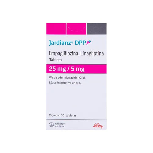 Jardianz DPP 25 mg / 5 mg, 30 Tabletas