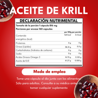Aceite de Krill 500 mg, 60 Cápsulas