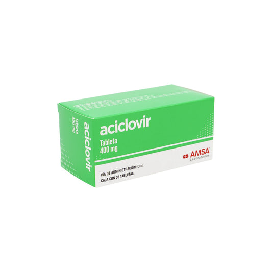 Aciclovir 400 mg, 35 tabletas