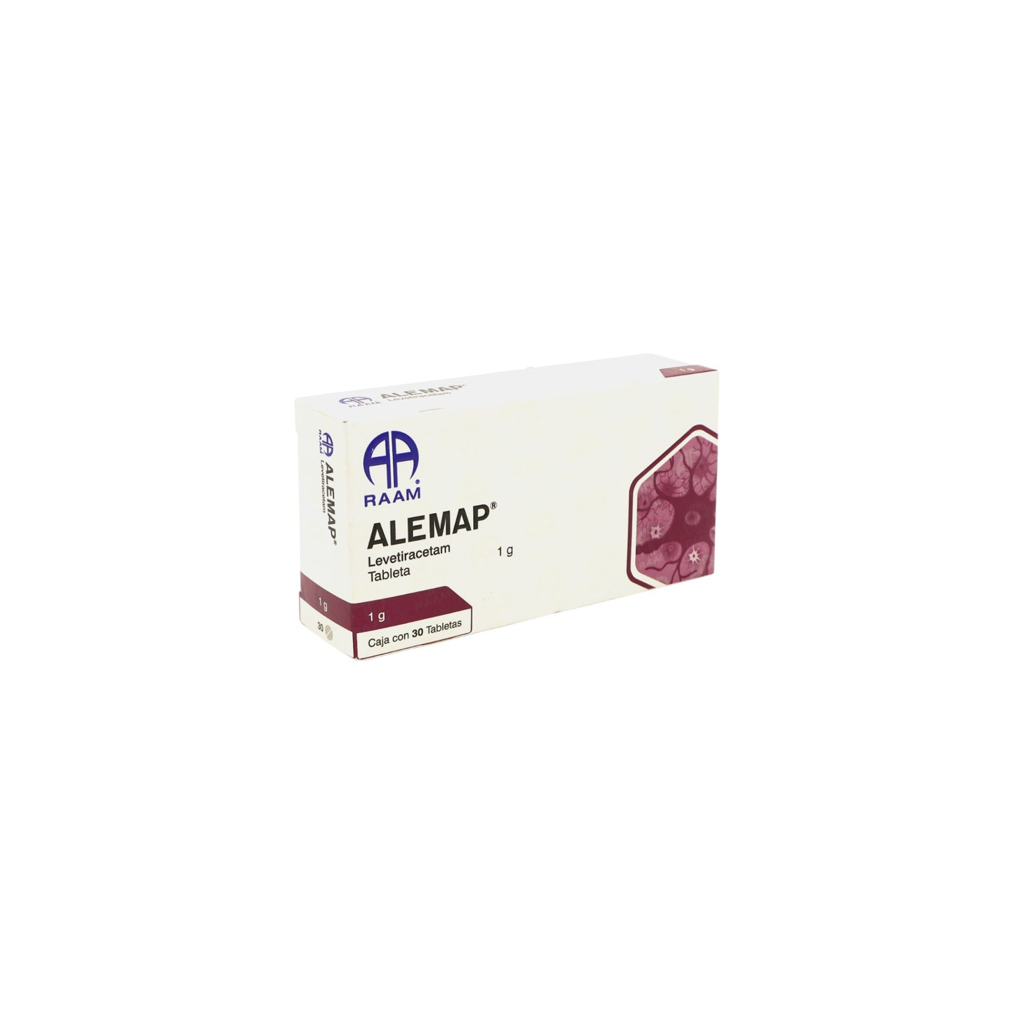 Alemap_Levetiracetam_30Tabletas1g4
