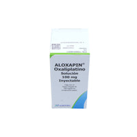Aloxapin Oxaliplatino 50 o 100 mg, Solución con 1 ampolleta.