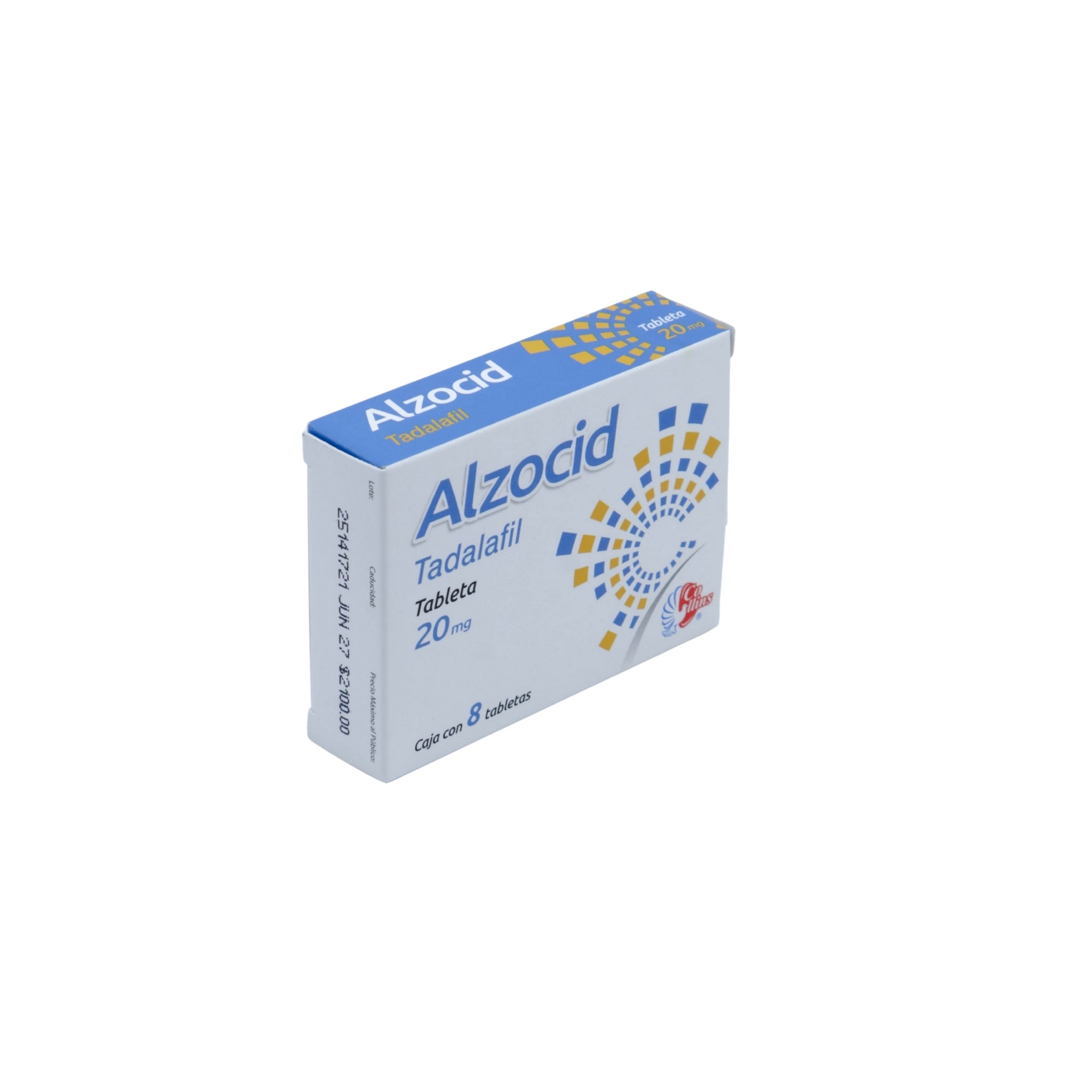 Alzocid Tadalafil 20mg Caja C/8 - Zuca MedLine